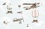Papel de Parede Infantil de Aviões e Balões Voando nos Céus - Imagem 4