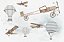 Papel de Parede Adesivo Infantil de Aviões e Balões Altos no Céu - Imagem 5
