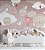 Papel de Parede Infantil de Balões nas Nuvens Rosas - Imagem 4