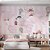 Papel de Parede Infantil de Mapa Mundi Rosa com Faixas - Imagem 4