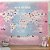 Papel de Parede Infantil de Mapa Mundi Cor de Rosa de Menina - Imagem 1