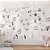 Papel de Parede Infantil de Mapa Mundi Branco com Diversos Animais - Imagem 3