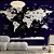 Papel de Parede Infantil de Mapa Mundi Roxo - Imagem 1