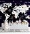Papel de Parede Infantil de Mapa Mundi Roxo - Imagem 5