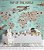 Papel de Parede Infantil de Mapa Mundi Azul Claro com Aviões - Imagem 5