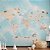 Papel de Parede Infantil de Mapa Mundi Congelado - Imagem 3
