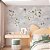 Papel de Parede Infantil de Mapa Mundi em tons de Cinza com Diversos Animais e Nomes - Imagem 3