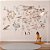 Papel de Parede Infantil de Mapa Mundi Em tons Claros Com Diversos Detalhes - Imagem 3