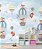 Papel de Parede Infantil Raposas e Balões - Imagem 5