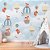 Papel de Parede Infantil Raposas e Balões - Imagem 3