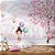 Papel de Parede Infantil Menina e Balões - Imagem 1
