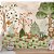 Papel de Parede Infantil Animais na Floresta - Imagem 1