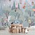 Papel de Parede Infantil Floresta, Animais e Balões - Imagem 1