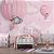 Papel de Parede Infantil Balões Rosas - Imagem 1
