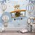 Papel de Parede Infantil Urso Piloto e Balões - Imagem 3
