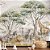 Papel de Parede Infantil Safari na Selva aquarela - Imagem 1