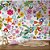 Papel de Parede infantil flores e folhas coloridas - Imagem 2