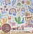 Papel de Parede infantil flores e folhas arco iris - Imagem 1