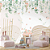 Papel de Parede infantil rama de flores e borboletas em aquarela 1 - Imagem 2