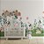 Papel de Parede infantil floral rama de flores - Imagem 1