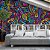 Papel de parede colors pop art curvas multicolorido - Imagem 2