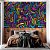 Papel de parede colors pop art curvas multicolorido - Imagem 4