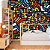Papel de parede colors pop art curvas cores primárias - Imagem 1