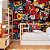 Papel de parede colors pop art graffiti - Imagem 1