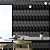 Papel de parede 3D geométrico ladrilho horizontal colméia preto - Imagem 4