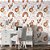 Papel de Parede Boho Infantil Leão e Coelho no Céu com Arco-íris - Imagem 2