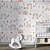 Papel de Parede Boho Infantil Arco-íris e Ramos de Folhas Verdes - Imagem 3