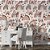 Papel de Parede Boho Infantil Arco-íris e Rosas em Tons Pastel - Imagem 2
