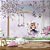 Papel de Parede Jardim Encantado Lilás com fada loira - Imagem 1