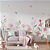 Papel de Parede Jardim Flores Delicadas rosa e branco - Imagem 2