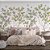 Papel de parede Jardim moderno aquarela com pássaros limões e borboletas - Imagem 1