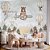 Papel de parede Infantil Urso Aviador com balões verde aquarela - Imagem 2