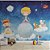 Papel de parede Infantil Pequeno Príncipe na Lua fundo azul escuro AL 03 - Imagem 2