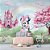 Papel de Parede Infantil Jardim Mágico da Minnie - Imagem 3