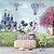 Papel de Parede Infantil Turma do Mickey no Jardim Florido - Imagem 3