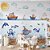 Papel de Parede Infantil Fundo do Mar com Navios e Submarino - Imagem 3
