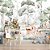 Papel de Parede Infantil Ursos no Bosque Aquarelado - Imagem 1