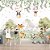 Papel de Parede Safari Aquarela com Animais e Crianças - Imagem 2