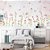 Papel de parede Infantil Encanto Floral com borboletas - Imagem 3