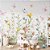 Papel de Parede Infantil Jardim Colorido com Flores e Borboletas em Aquarela - Imagem 3