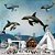 Papel de Parede Infantil Oceano Azul com Baleias e Orcas - Imagem 3