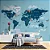 Mapa Mundi Infantil com Balões - Oferta Única - 3,5m(L) x 2,6m(A) - Imagem 1