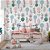Papel de Parede Infantil Escandinavo com Flores e Folhas – Decoração Moderna e Colorida para Quarto de Criança - Imagem 2