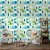 Papel de Parede infantil dinossauro Azul e verde - Imagem 2