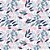 Papel de Parede Folhas Aquarelada Azul e Rosa - Imagem 4
