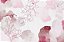 Papel de Parede Painel Fotográfico Folhas em Aquarela Rosas - Imagem 5